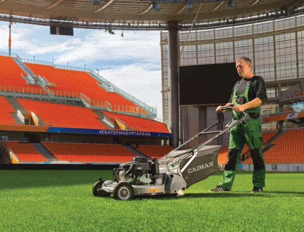 Выше, чем «профи»: измельчитель пней, подрезчик дерна, газонокосилки Caiman